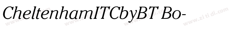CheltenhamITCbyBT Bo字体转换